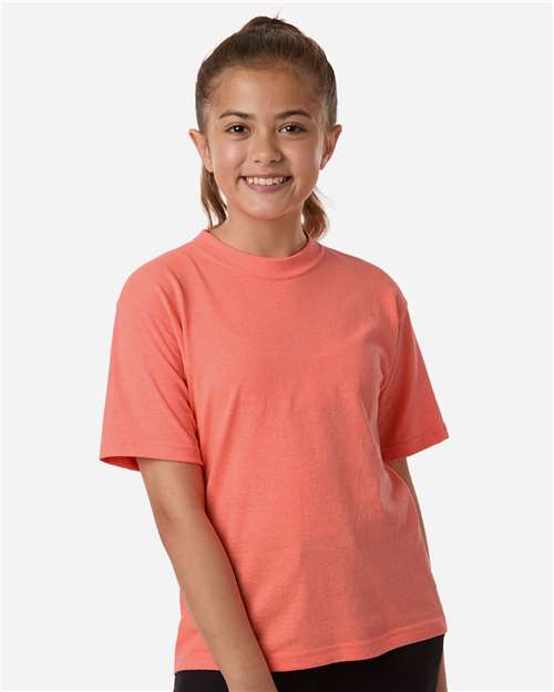 M&O-4850-Youth Gold Soft Touch T-Shirt - Image 218
