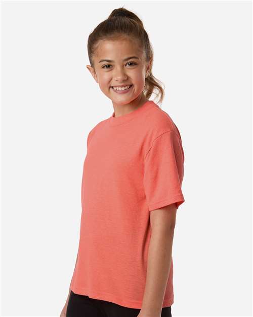 M&O-4850-Youth Gold Soft Touch T-Shirt - Image 219