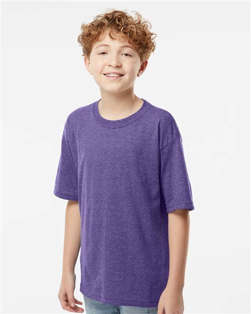 M&O-4850-Youth Gold Soft Touch T-Shirt - Image 225