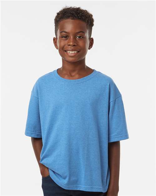 M&O-4850-Youth Gold Soft Touch T-Shirt - Image 227