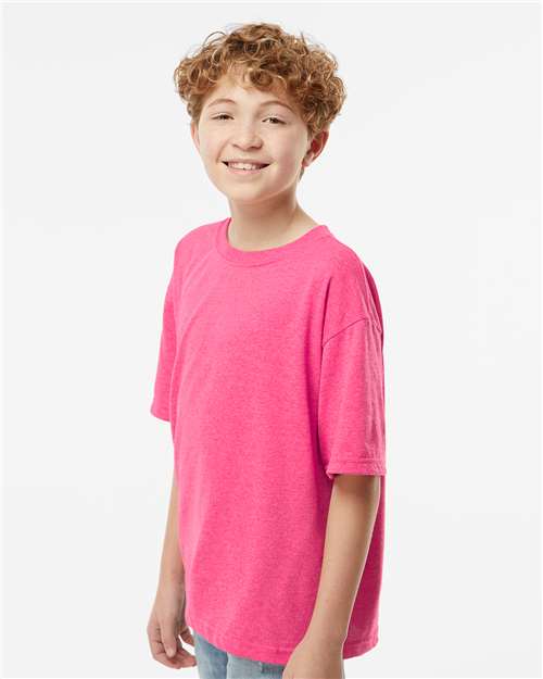 M&O-4850-Youth Gold Soft Touch T-Shirt - Image 231