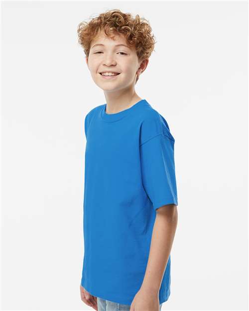M&O-4850-Youth Gold Soft Touch T-Shirt - Image 234