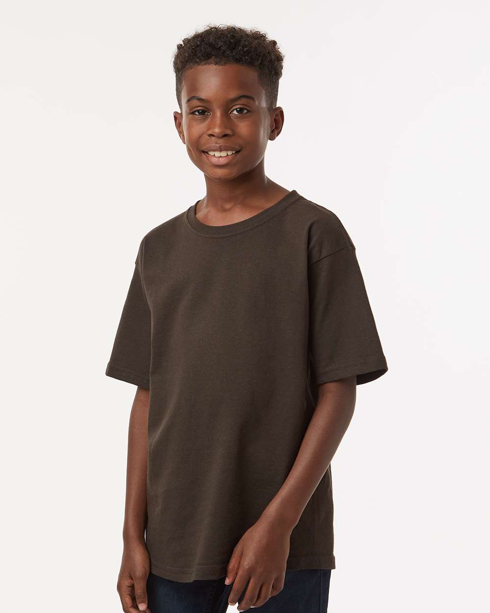 M&O-4850-Youth Gold Soft Touch T-Shirt - Image 40