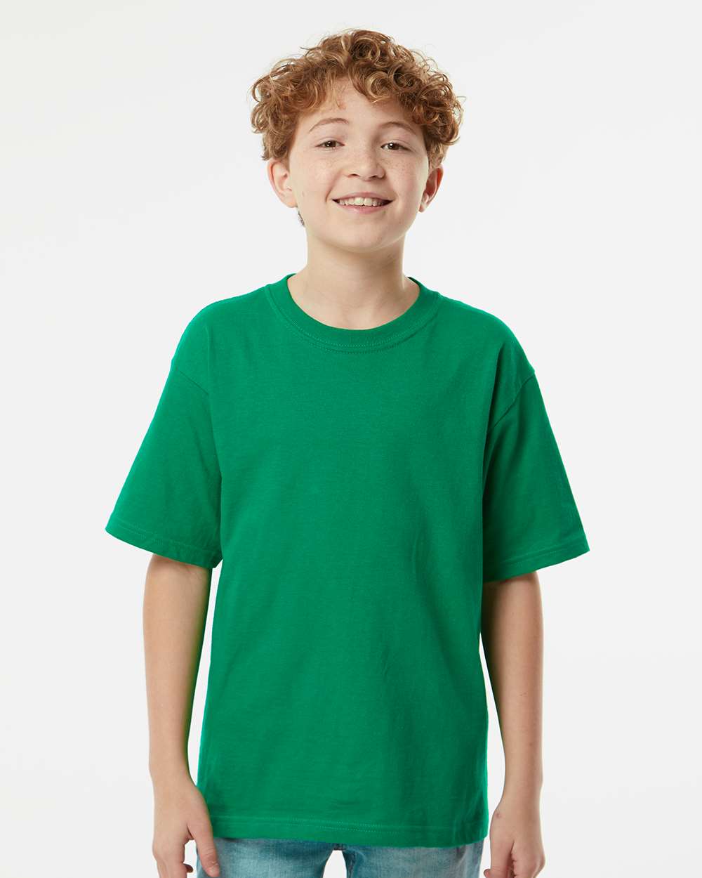 M&O-4850-Youth Gold Soft Touch T-Shirt - Image 64