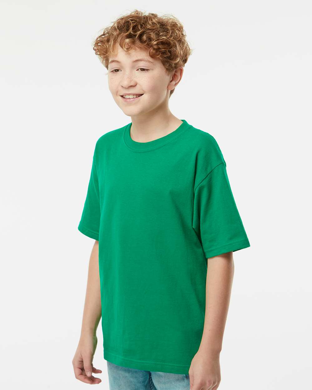 M&O-4850-Youth Gold Soft Touch T-Shirt - Image 65