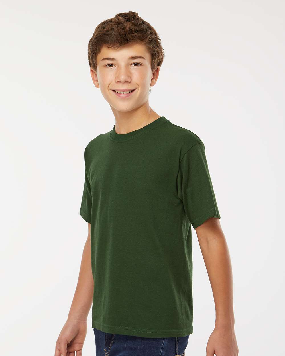 M&O-4850-Youth Gold Soft Touch T-Shirt - Image 71