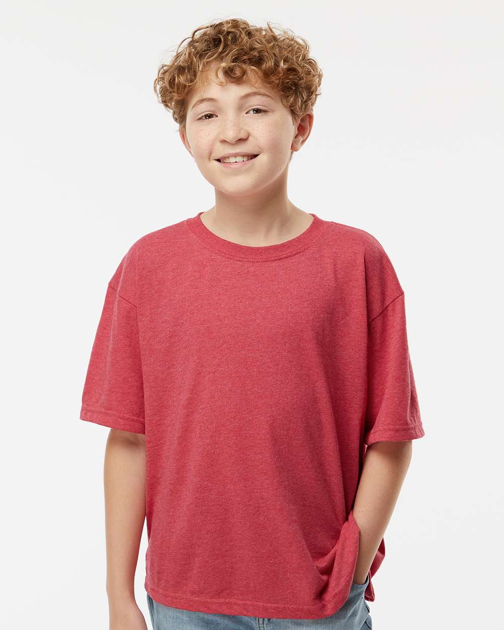 M&O-4850-Youth Gold Soft Touch T-Shirt - Image 94