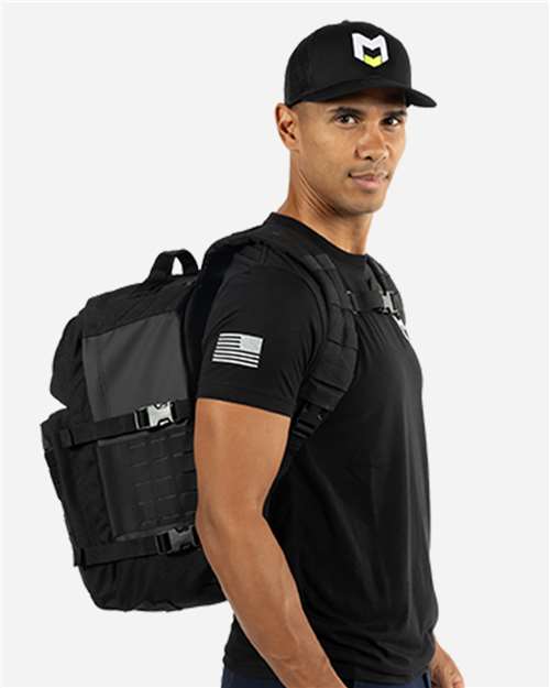 MERET-DL37-Delta 37L Black Backpack - Image 4