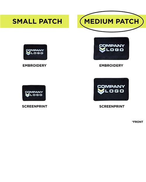 MERET-MPBK10-Medium Blank Black Patch - Qty 10 - Image 4