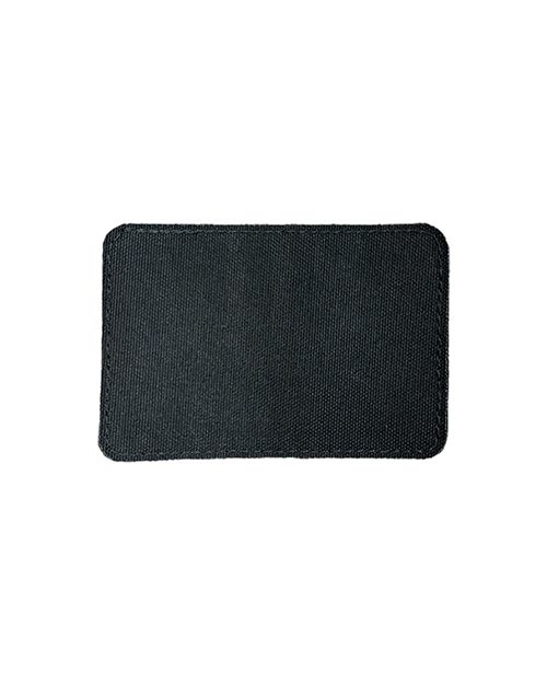 MERET-SPBK10-Small Blank Black Patch - Qty 10 - Image 2