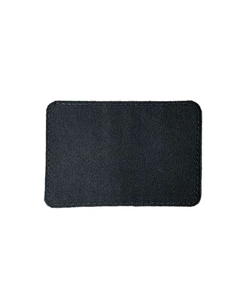 MERET-SPBK10-Small Blank Black Patch - Qty 10 - Image 3