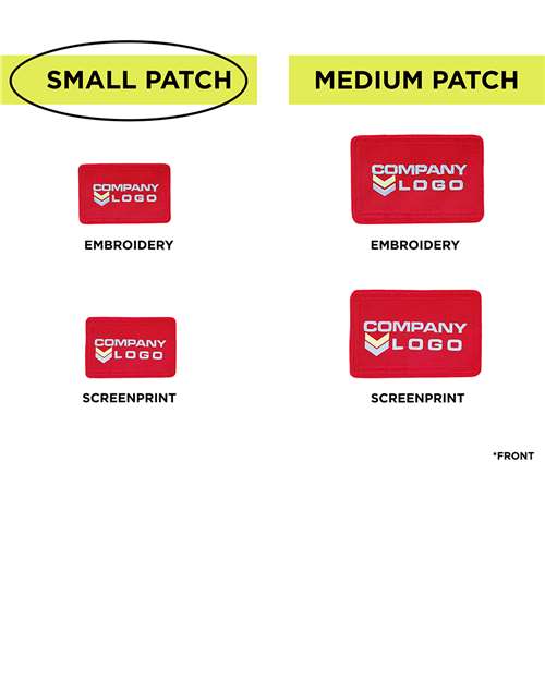 MERET-SPF10-Small Blank Red Patch - Qty 10 - Image 4