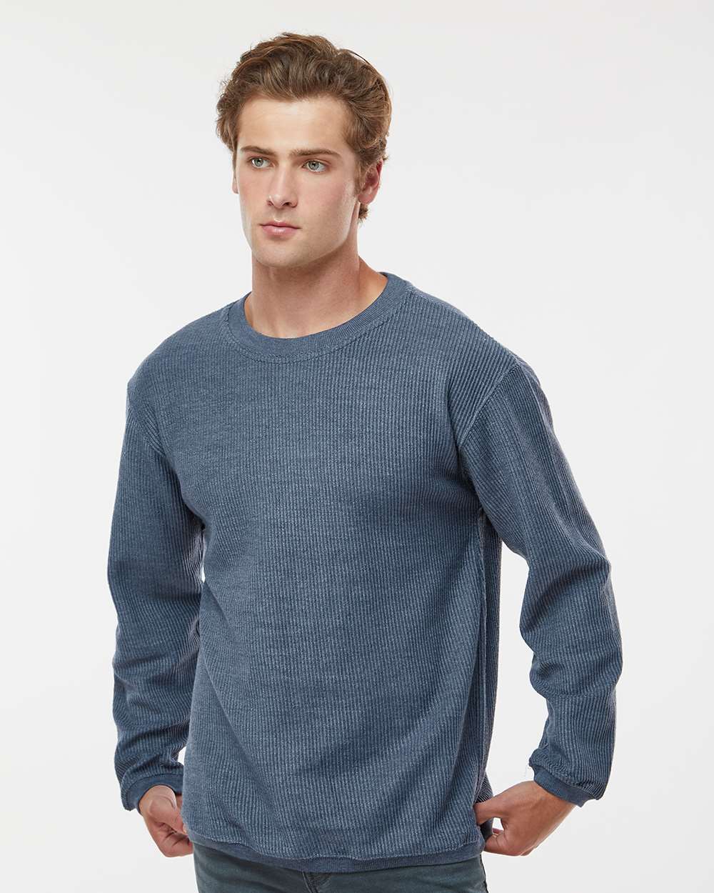MV Sport-19179-Corded Crewneck Pullover - Image 17