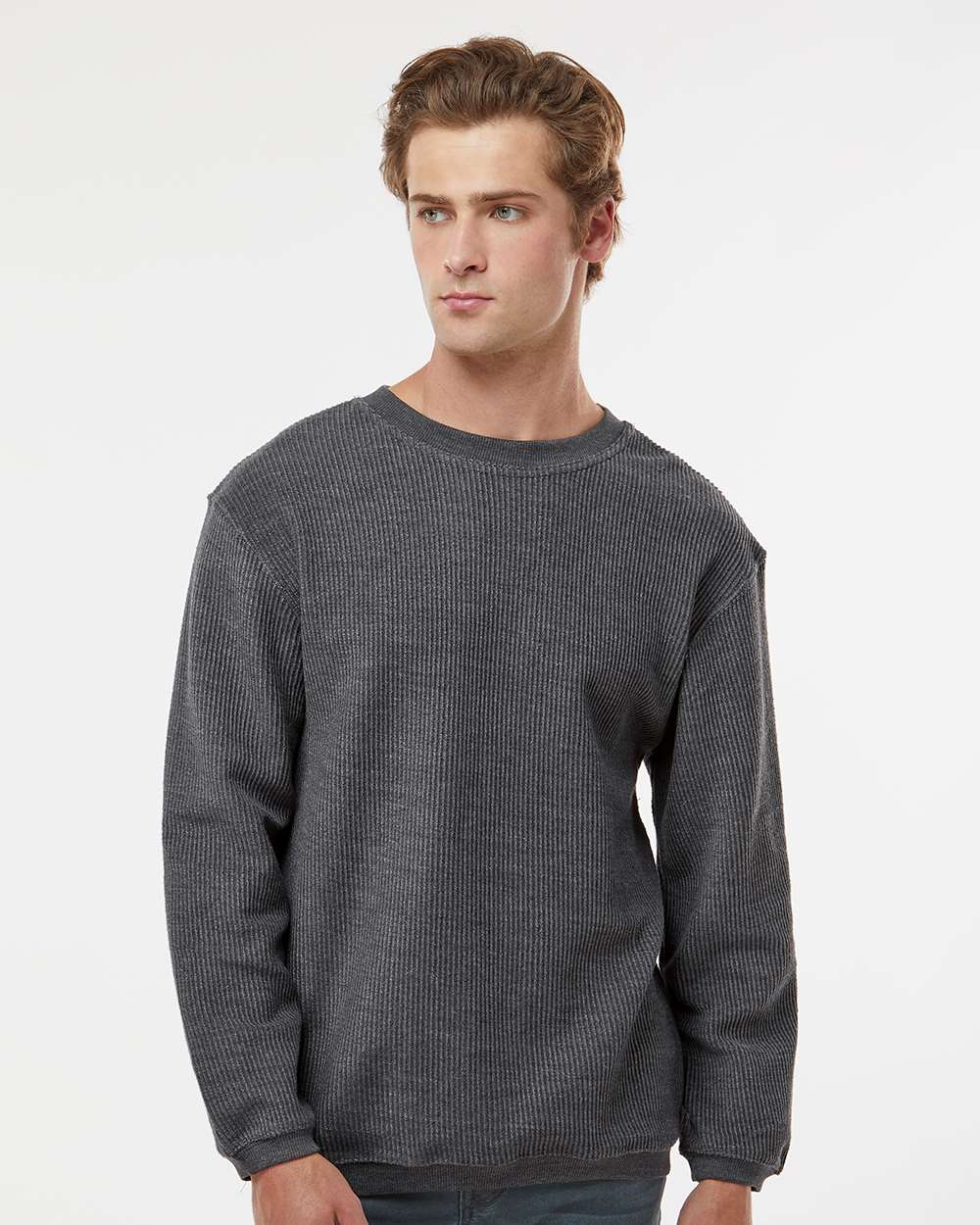 MV Sport-19179-Corded Crewneck Pullover - Image 4