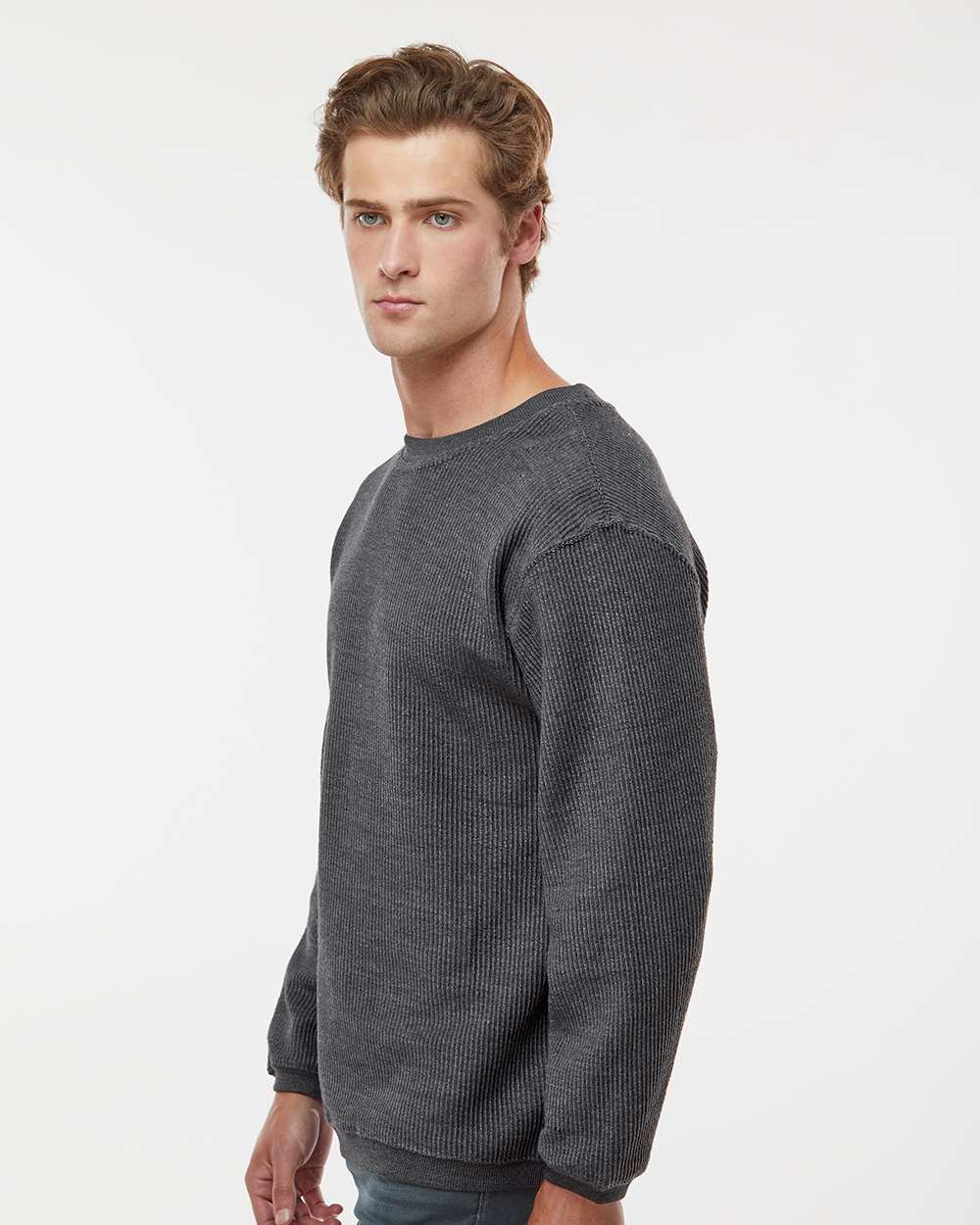 MV Sport-19179-Corded Crewneck Pullover - Image 5
