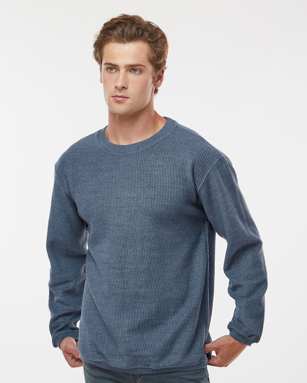 MV Sport-19179-Corded Crewneck Pullover - Image 7
