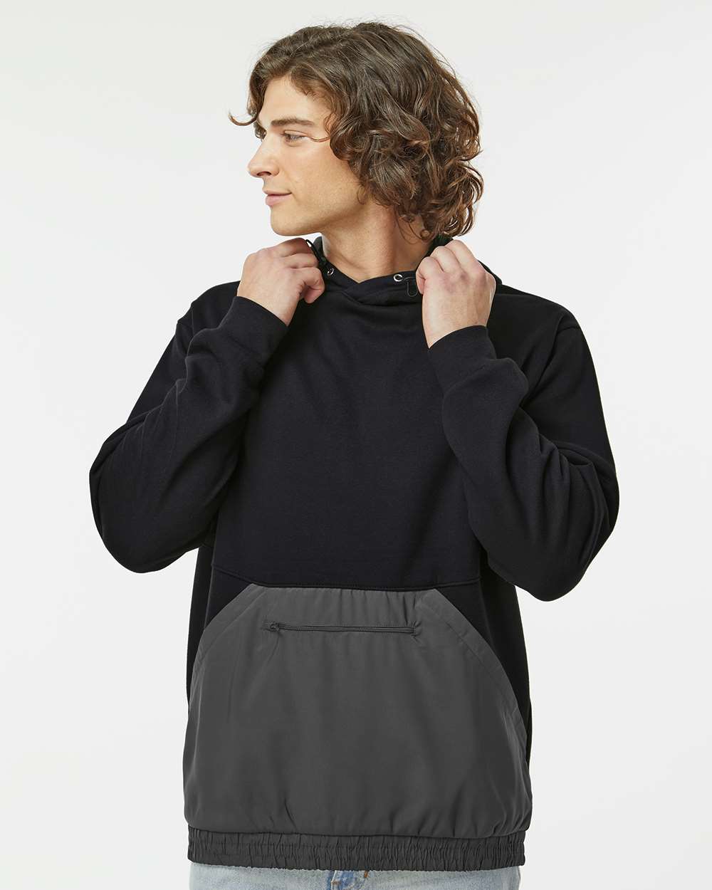 MV Sport-23112-Mixed Media Hooded Sweatshirt - Image 11