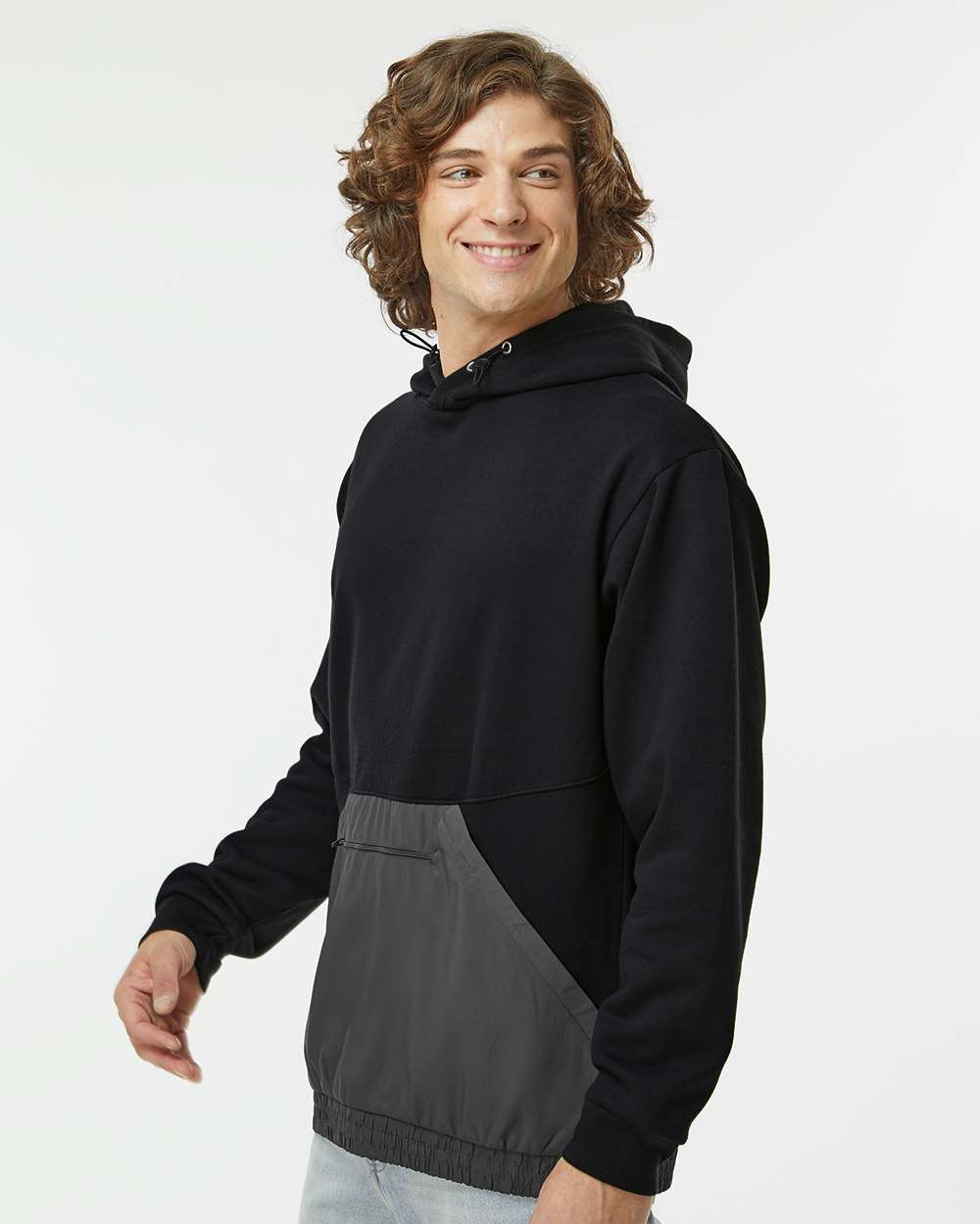 MV Sport-23112-Mixed Media Hooded Sweatshirt - Image 12