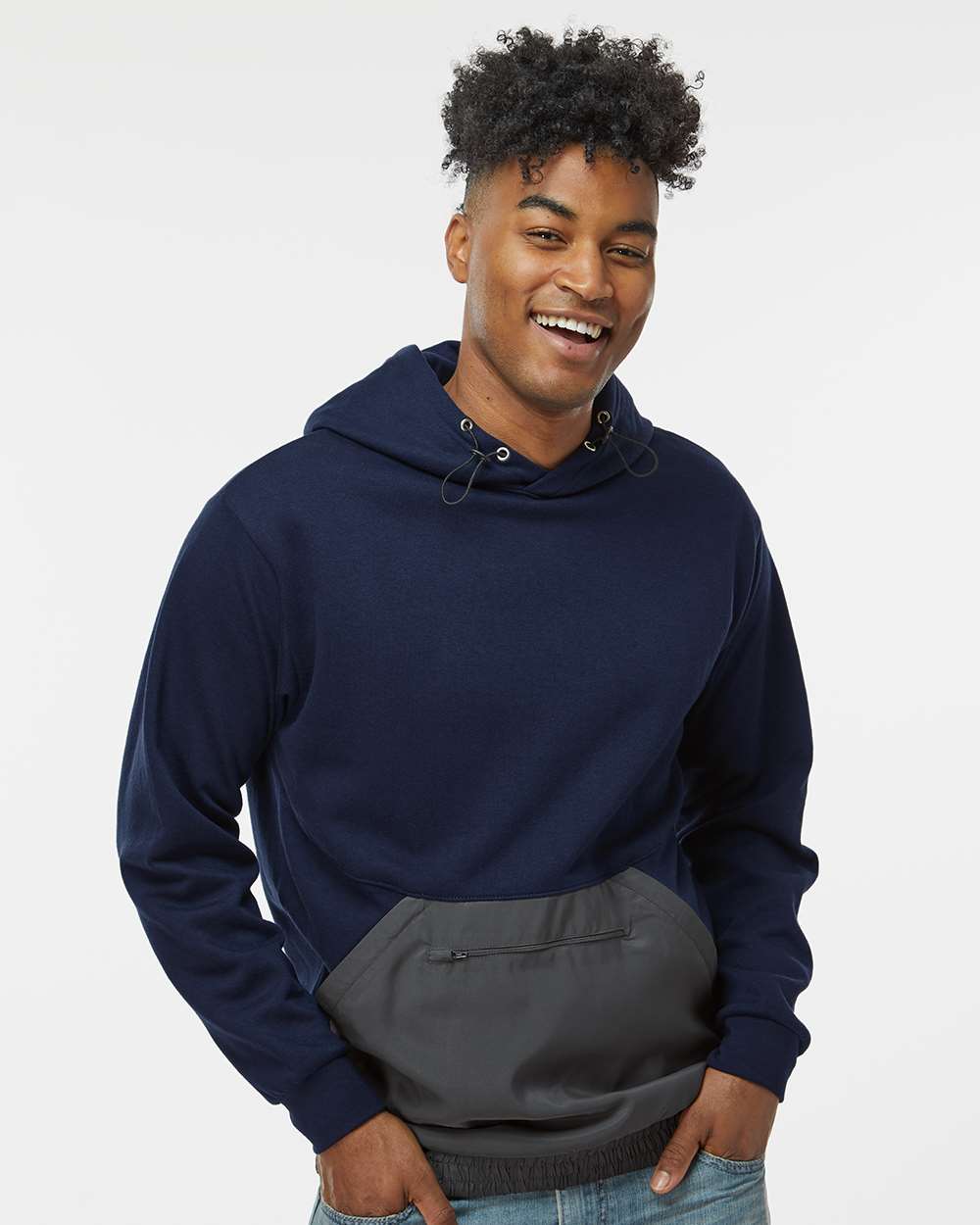 MV Sport-23112-Mixed Media Hooded Sweatshirt - Image 23