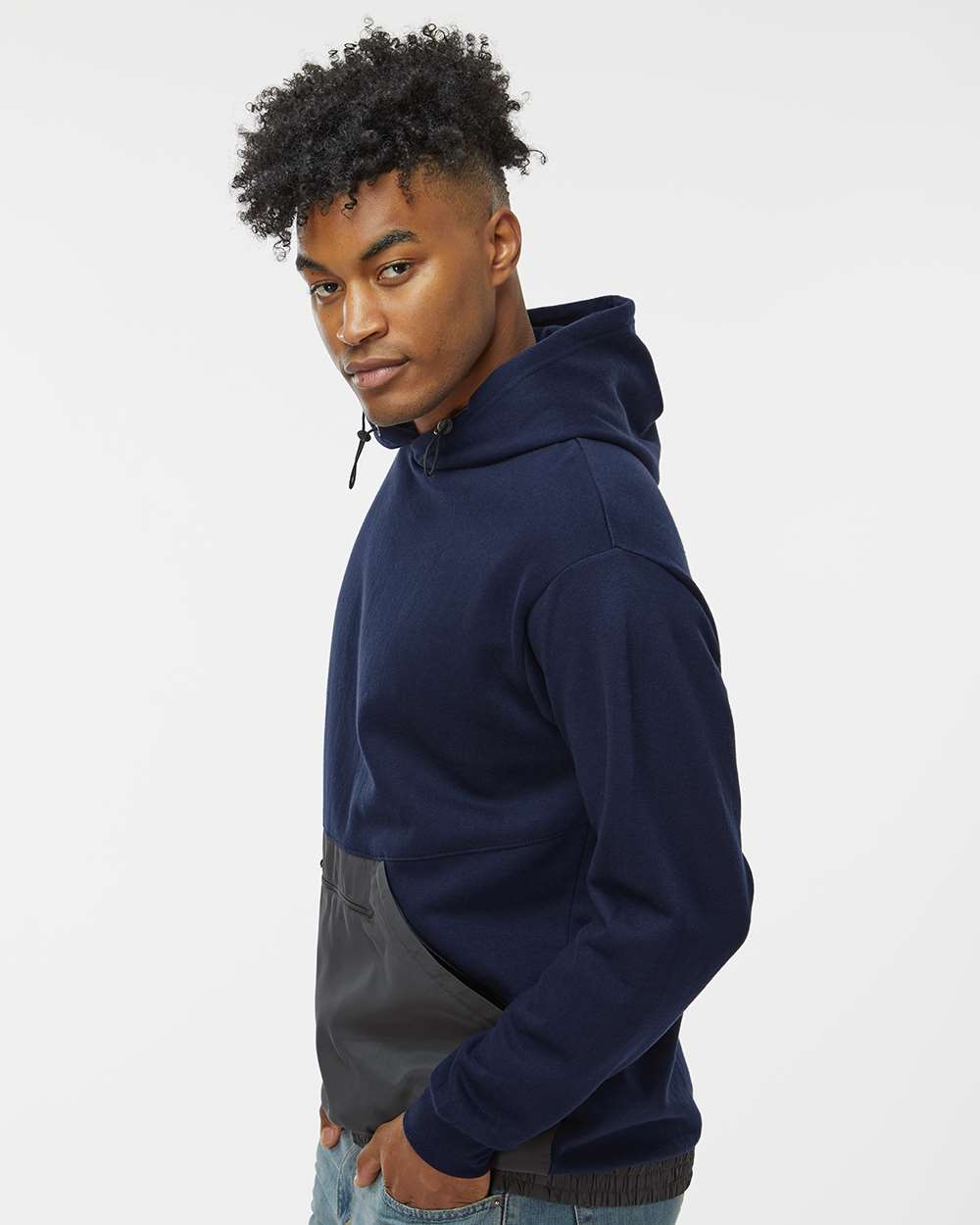 MV Sport-23112-Mixed Media Hooded Sweatshirt - Image 24