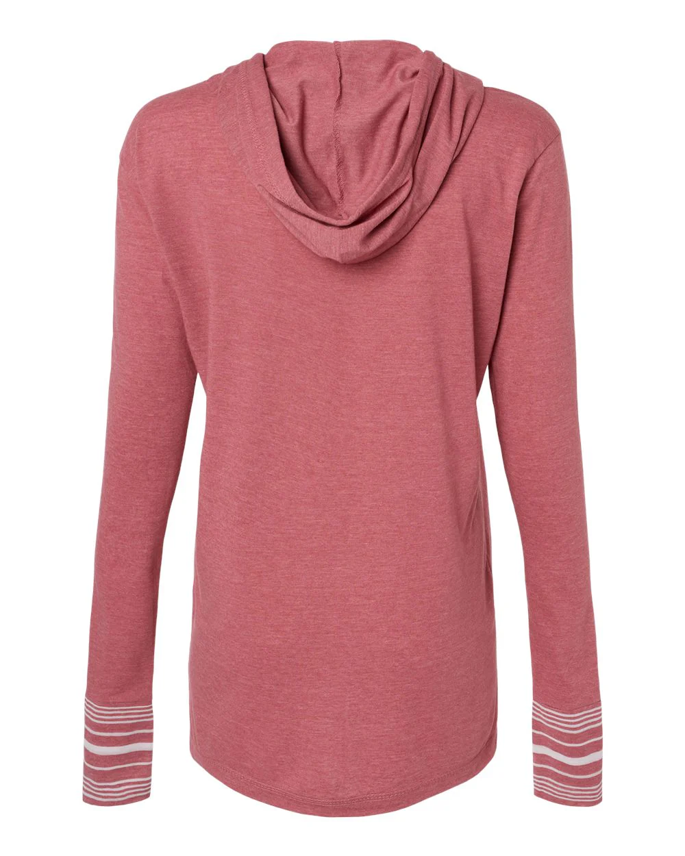 MV Sport-W19439-Women's Heathered Jersey Hooded Tunic - Image 2