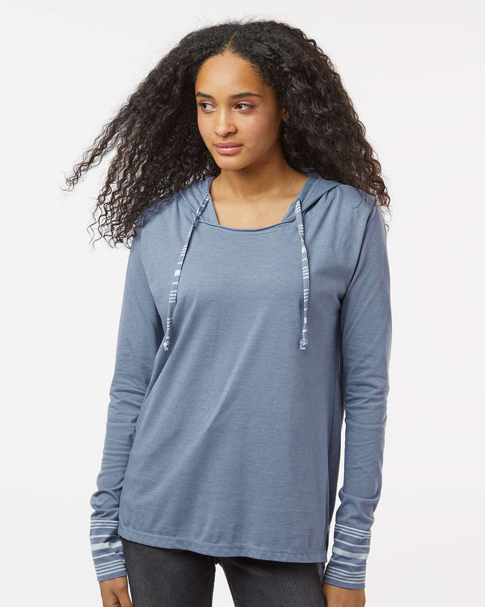MV Sport-W19439-Women's Heathered Jersey Hooded Tunic - Image 23