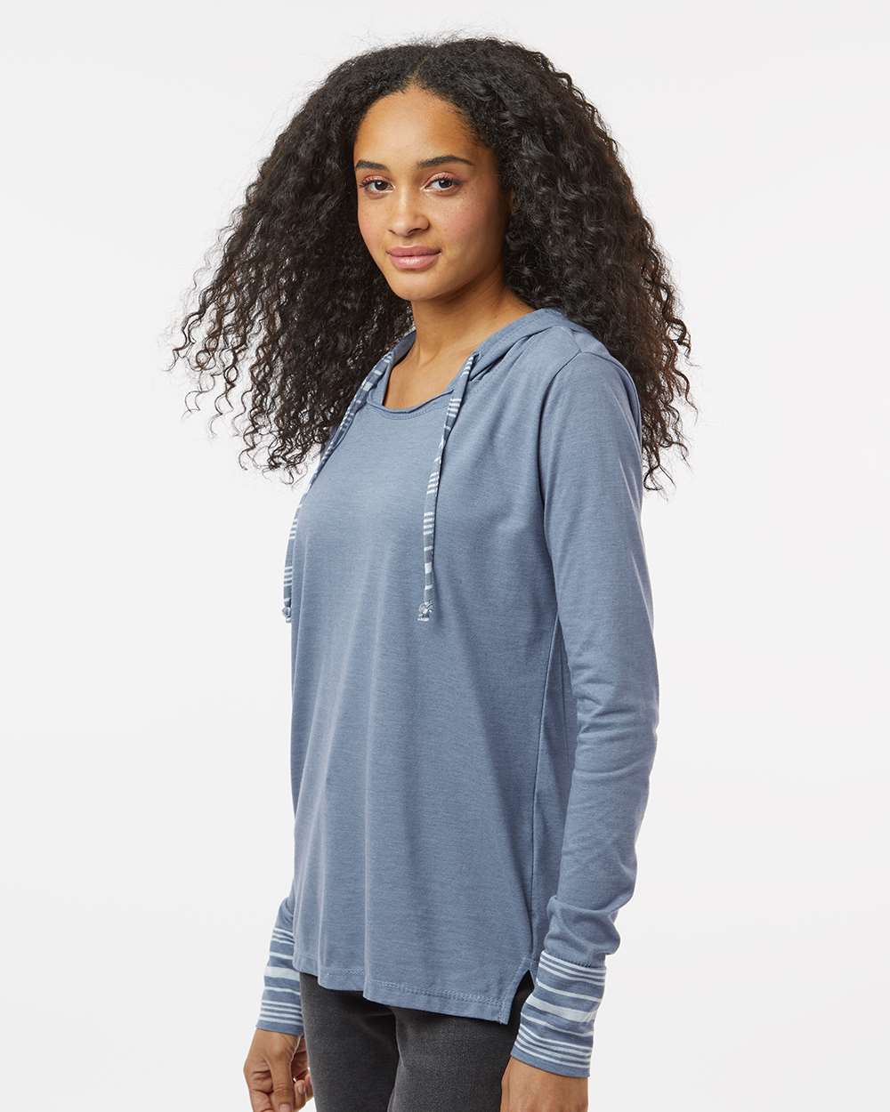MV Sport-W19439-Women's Heathered Jersey Hooded Tunic - Image 24