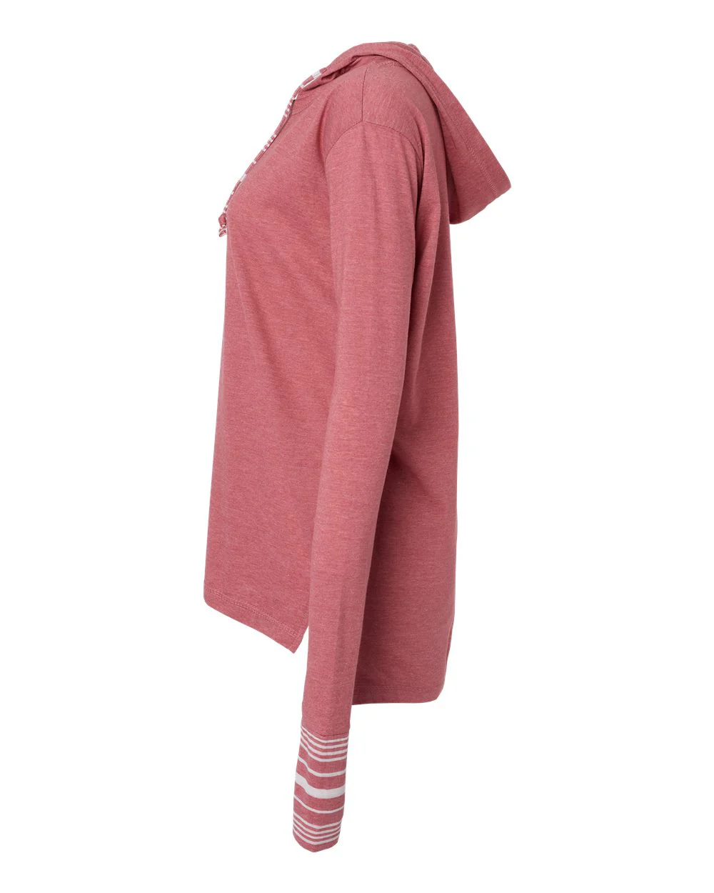 MV Sport-W19439-Women's Heathered Jersey Hooded Tunic - Image 3