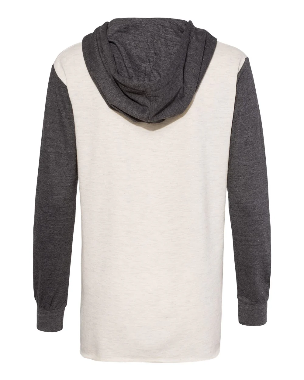 MV Sport-W20145-Women’s French Terry Hooded Pullover with Colorblocked Sleeves - Image 6