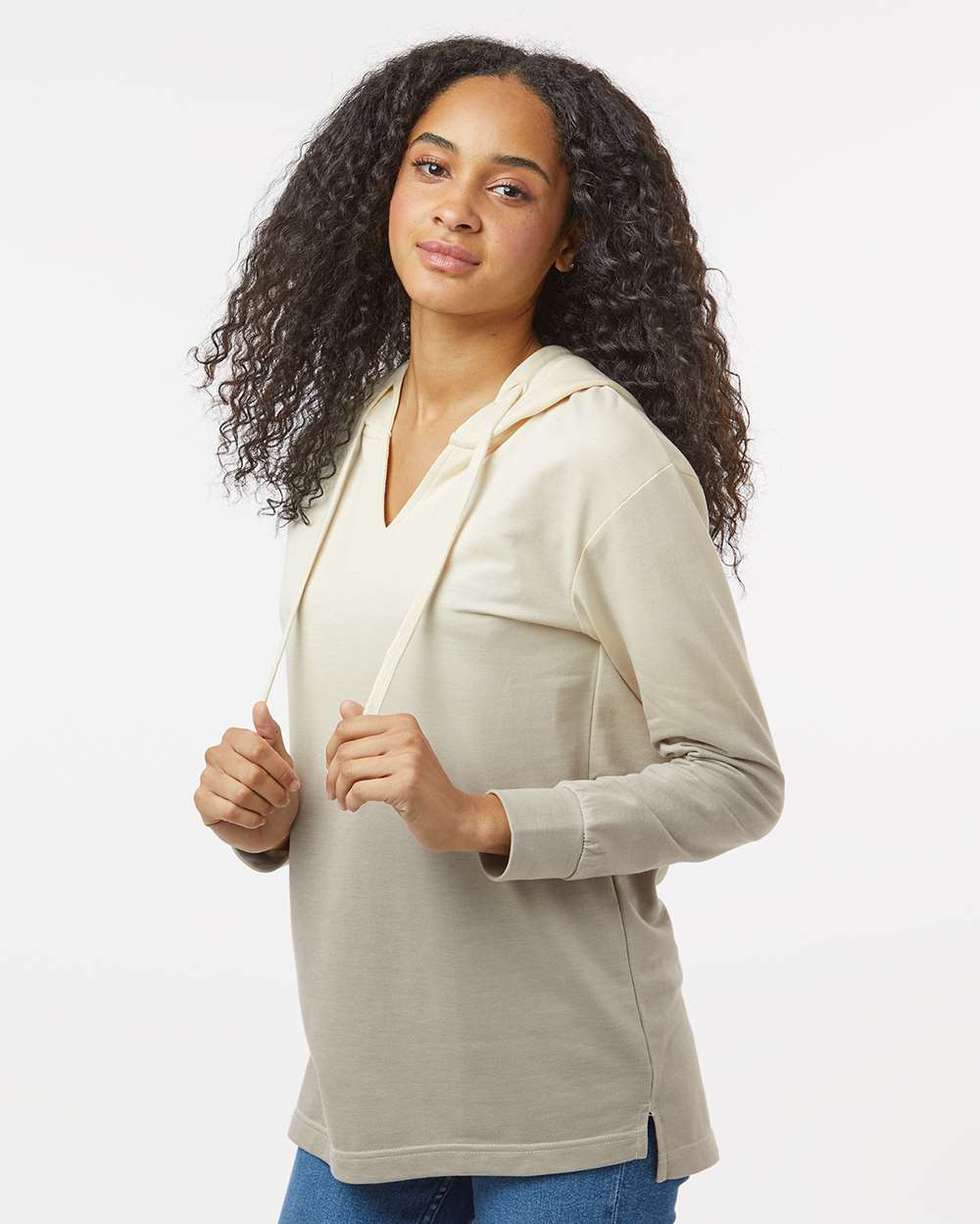 MV Sport-W20185-Women's French Terry Ombré Hooded Sweatshirt - Image 12