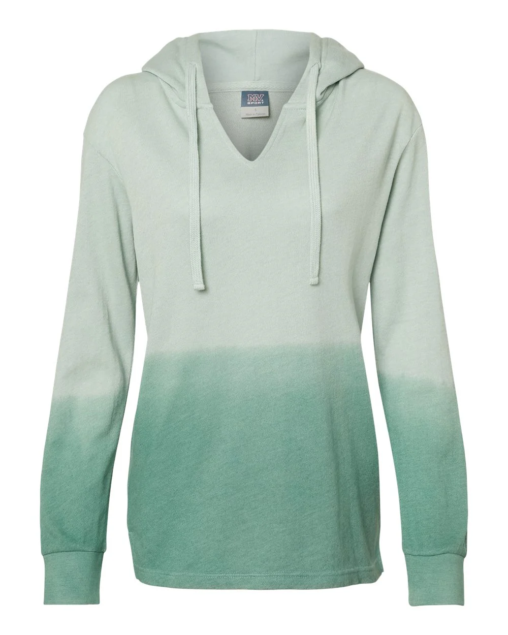 MV Sport-W20185-Women's French Terry Ombré Hooded Sweatshirt - Image 14