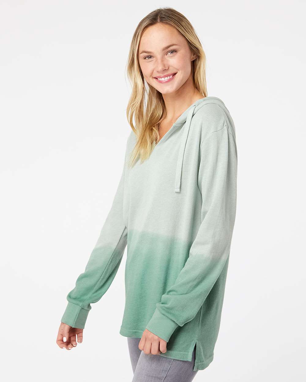 MV Sport-W20185-Women's French Terry Ombré Hooded Sweatshirt - Image 18