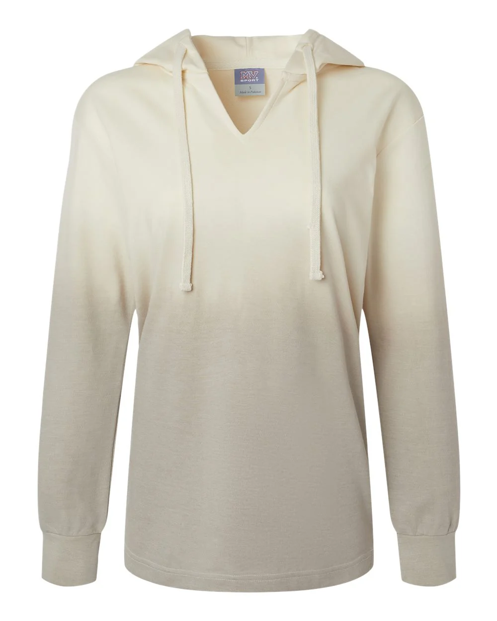 MV Sport-W20185-Women's French Terry Ombré Hooded Sweatshirt - Image 8