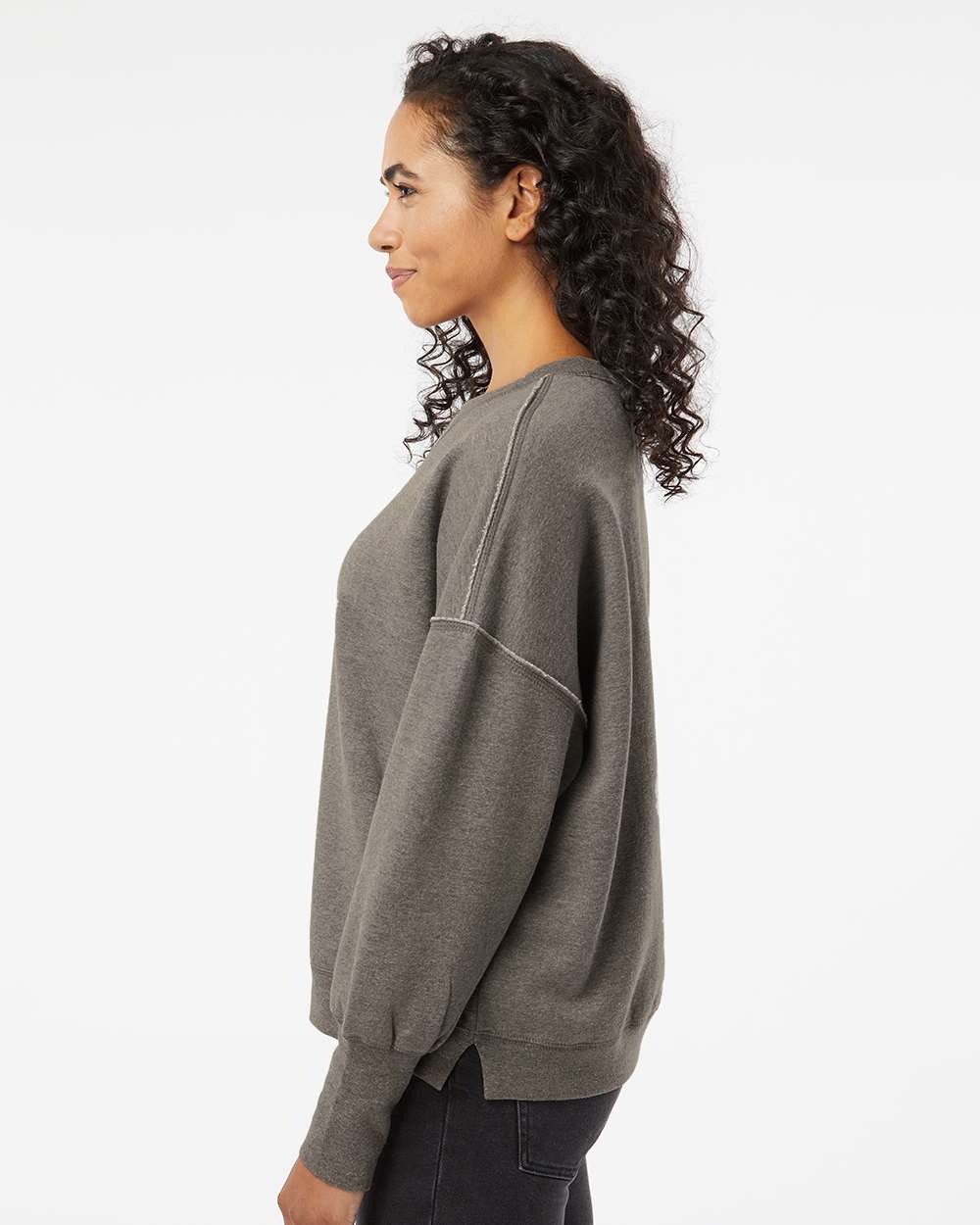 MV Sport-W22712-Women's Sueded Fleece Crewneck Sweatshirt - Image 12