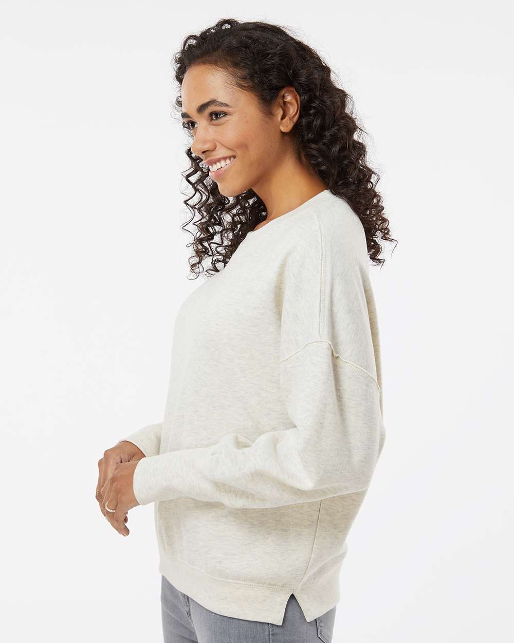 MV Sport-W22712-Women's Sueded Fleece Crewneck Sweatshirt - Image 18