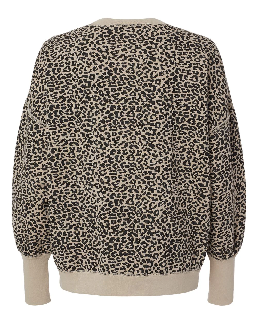 MV Sport-W22712-Women's Sueded Fleece Crewneck Sweatshirt - Image 2