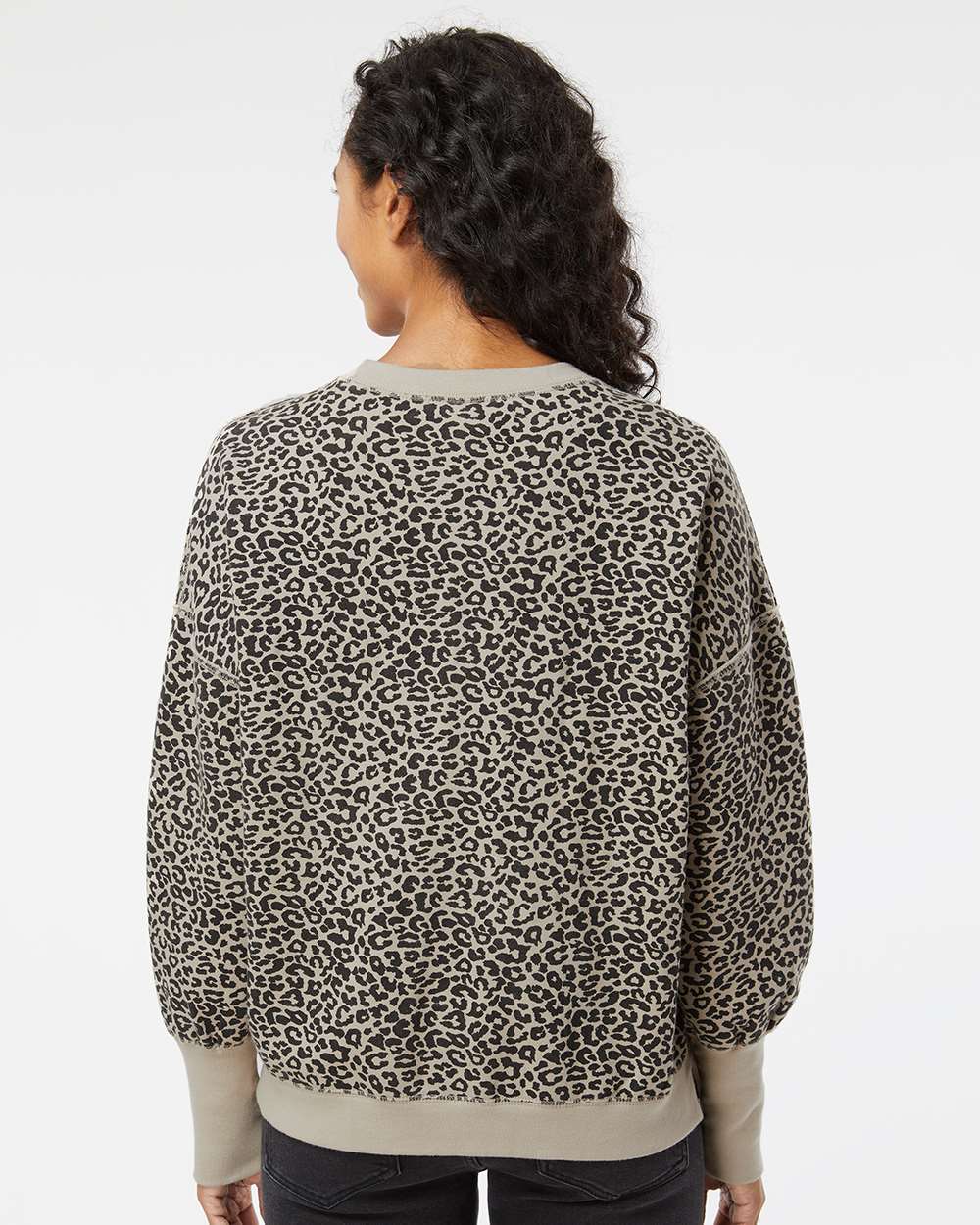 MV Sport-W22712-Women's Sueded Fleece Crewneck Sweatshirt - Image 6