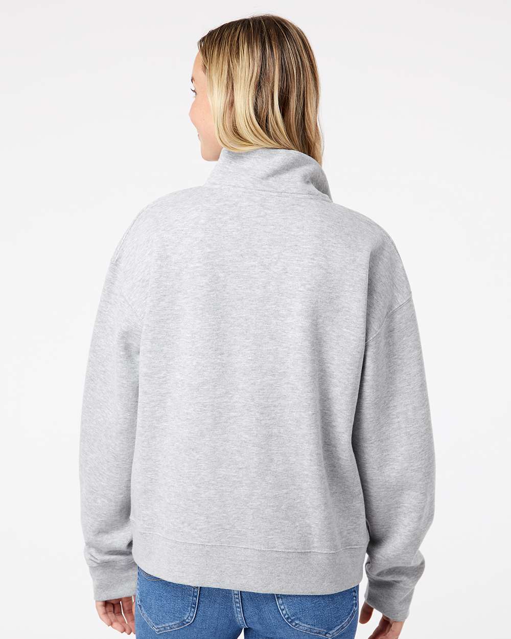 MV Sport-W22713-Women's Sueded Fleece Quarter-Zip Sweatshirt - Image 13