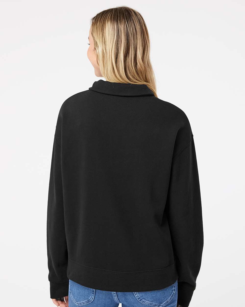 MV Sport-W22713-Women's Sueded Fleece Quarter-Zip Sweatshirt - Image 6
