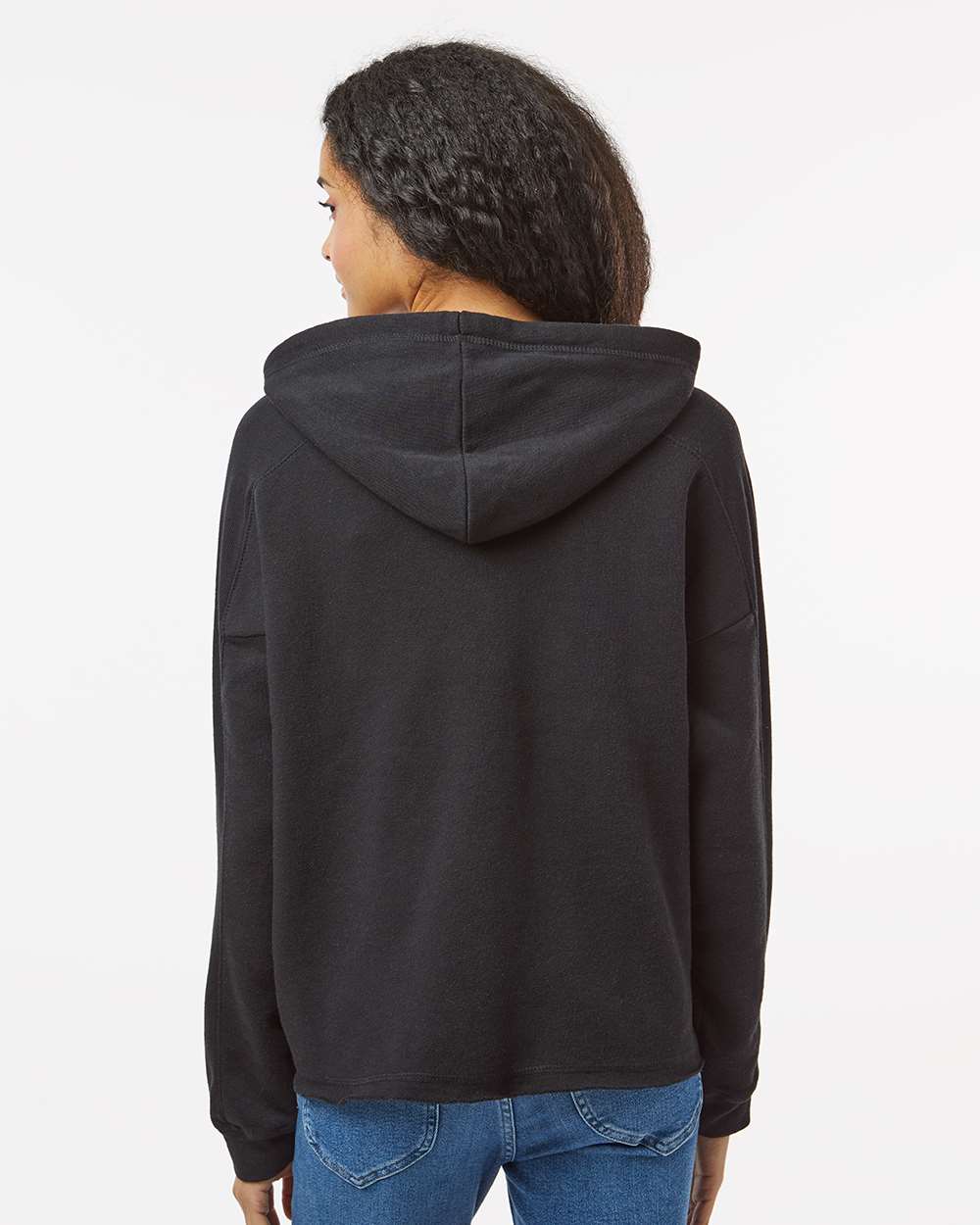 MV Sport-W23101-Women's Angel Fleece Crop Hooded Sweatshirt - Image 7