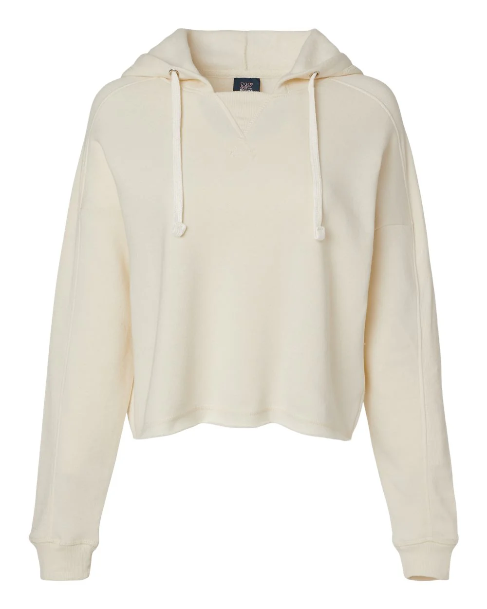 MV Sport-W23101-Women's Angel Fleece Crop Hooded Sweatshirt - Image 8