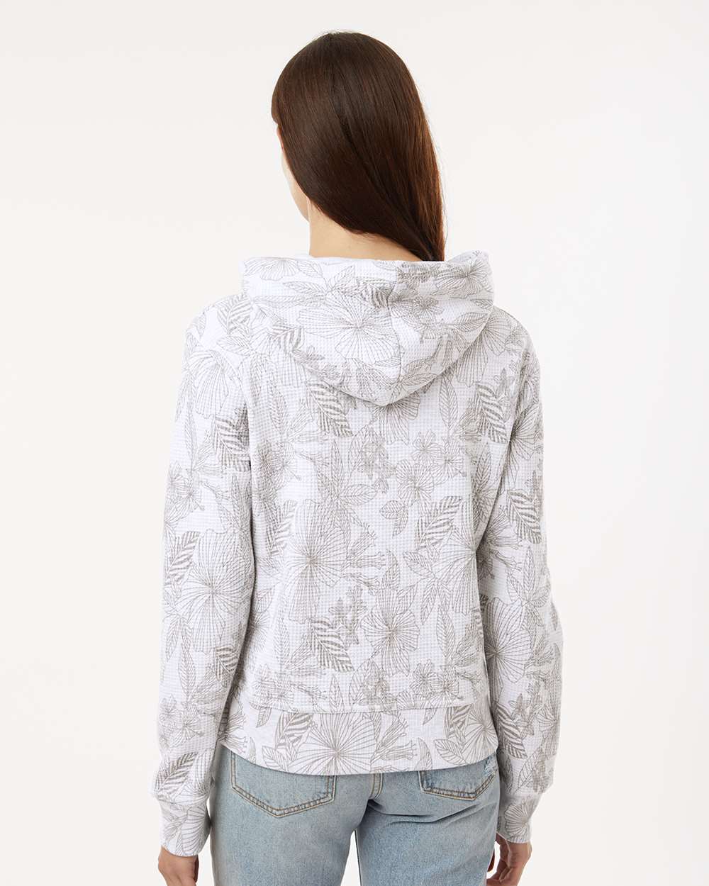 MV Sport-W24105-Women's Maddie Floral Print Hooded Sweatshirt - Image 13