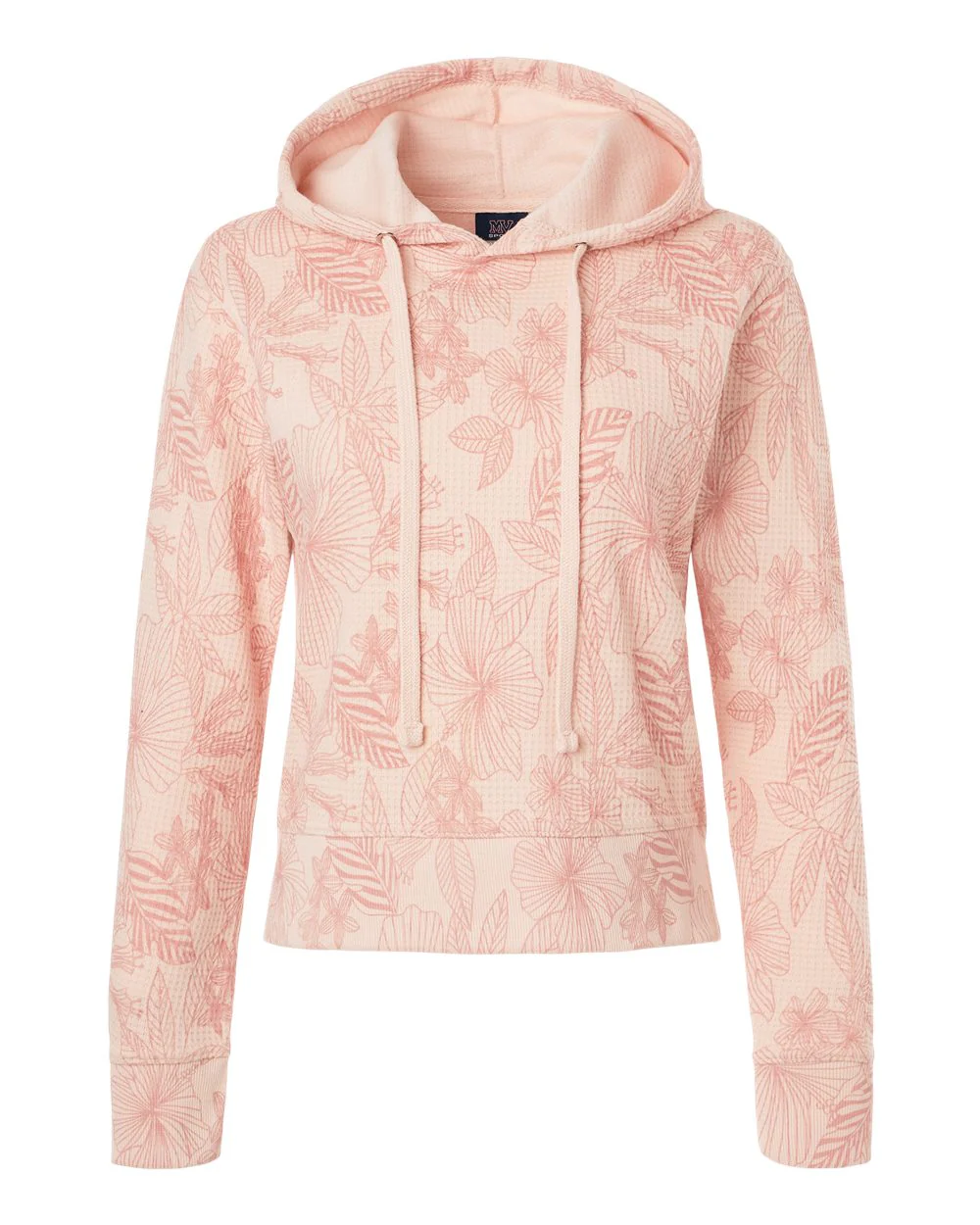 MV Sport-W24105-Women's Maddie Floral Print Hooded Sweatshirt - Image 14