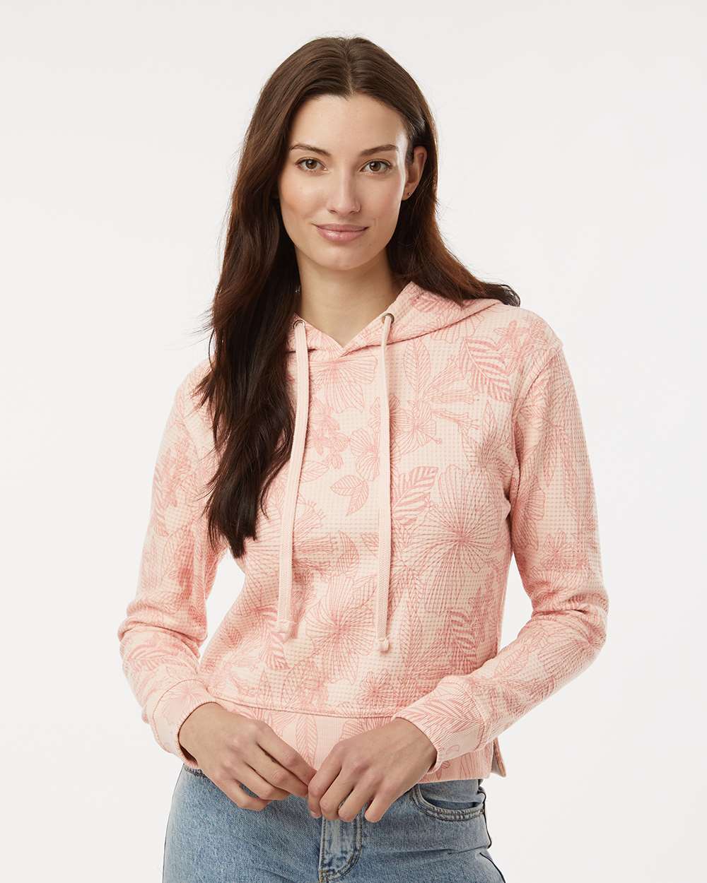 MV Sport-W24105-Women's Maddie Floral Print Hooded Sweatshirt - Image 17