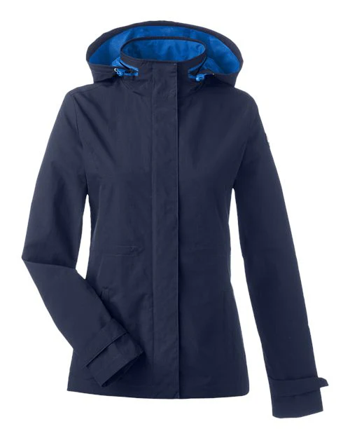 Nautica-N17183-Women's Voyage Hooded Rain Jacket - Image 4