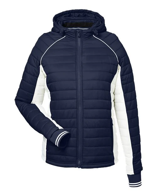 Nautica-N17187-Women's Nautical Mile Hooded Puffer Jacket - Image 4