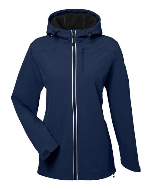 Nautica-N17790-Women's Wavestorm Hooded Soft Shell Jacket - Image 4