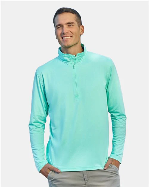 Nautica-N17924-Men's Saltwater Quarter-Zip Pullover - Image 2