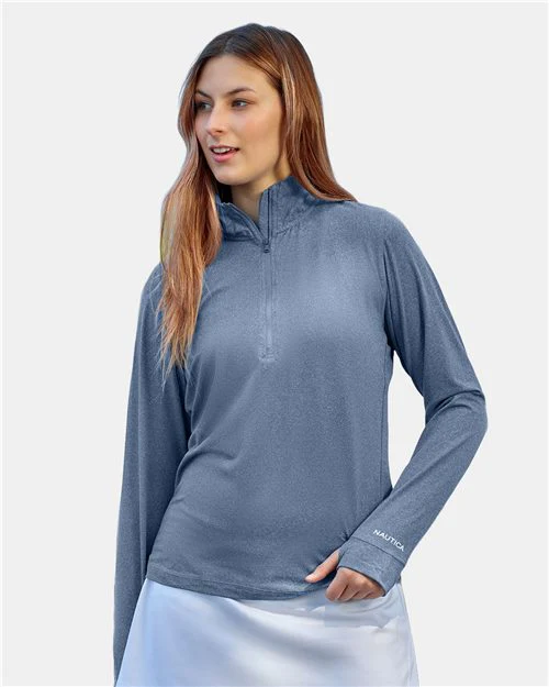 Nautica-N17925-Women's Saltwater Quarter-Zip Pullover - Image 2
