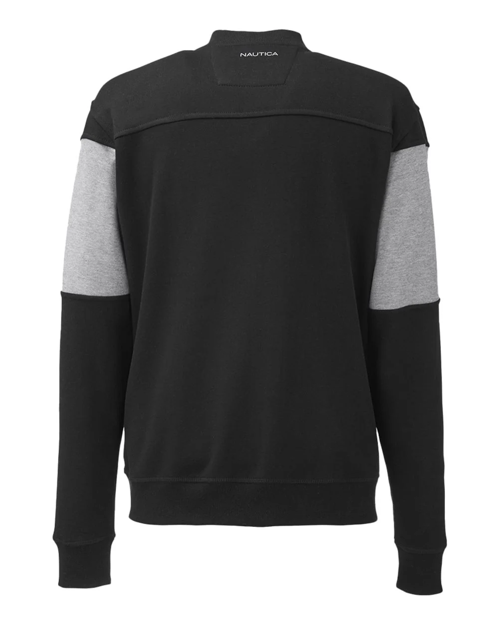 Nautica-N17928-Unisex Anchor Fleece Colorblocked Bomber Jacket - Image 4